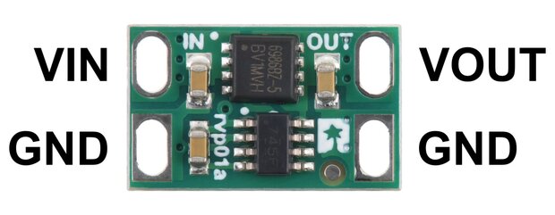Ideal Diode Reverse Voltage Protector, 4–60 V, 10 A - Pololu 5382