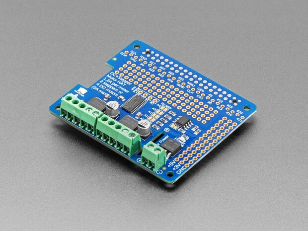 DC & Stepper Motor HAT voor Raspberry Pi van Adafruit 2348