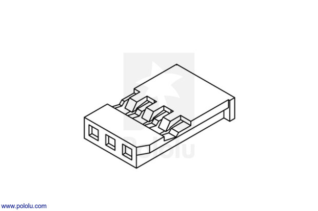 Futaba J Connector Pack Female – Voor 3 Servo‑Connectoren – Inclusief Spare Pins