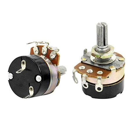 WH138-1 Rotary Potentiometer met Schakelaar – B100K – 6mm As