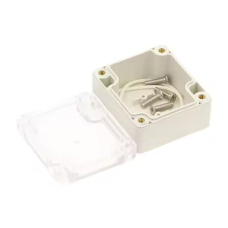 Elektronica Behuizing – 65×58×35 mm – Kunststof – Transparante Deksel – Projectbox vo