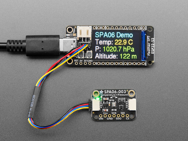 Adafruit SPA06 003 Temperatuur en Druk Sensor  STEMMA QT - Adafruit-6420