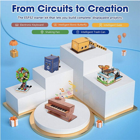 ACEBOTT ESP32 Starter Kit QE200 + QE201 – Complete IoT & Elektronica Set