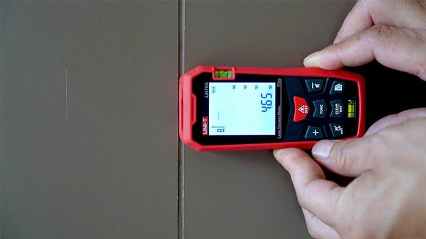 UNI-T LM120A Laser Afstandsmeter – 120 meter – Professionele Laser Distance Meter