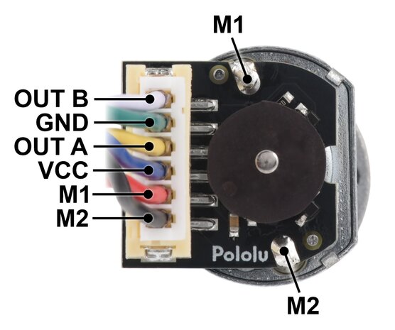 Pololu 5660 &ndash; Magnetische Encoder Set voor 20D mm Metaal&shy;motoren &ndash; 20 CPR &ndash; Top-Entry Connector