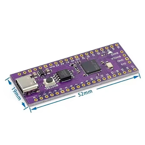 Ultimate Pico RP2040 ontwikkelbord 16MB flash 128Mbit USB C microcontroller board