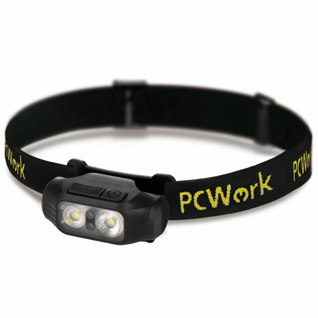 PCW12A LED Hoofdlamp Hybride Oplaadbaar 200 Lumen USB C IPX5