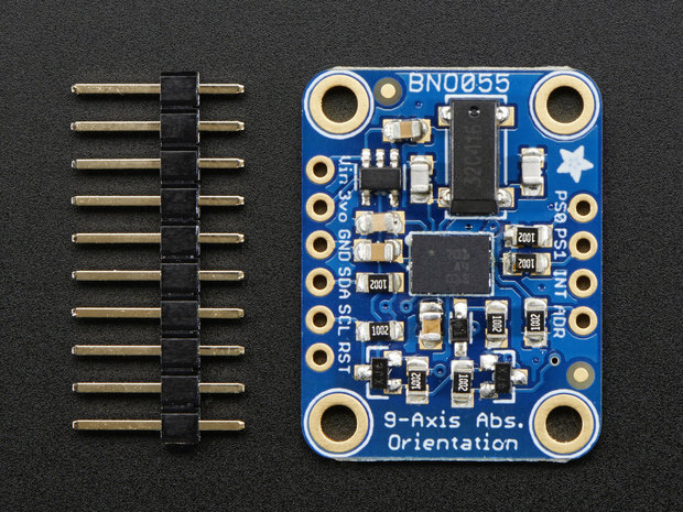 9-DOF Absolute Orientation IMU Fusion Breakout - BNO055 Adafruit 2472