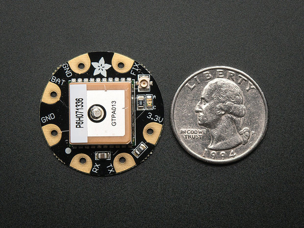 Flora Wearable Ultimate GPS Module  Adafruit 1059