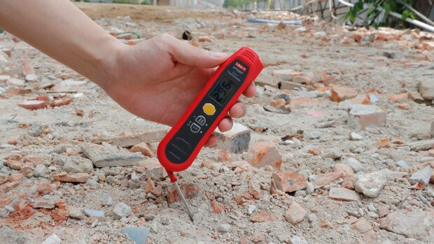 UNI-T UT320T 2-in-1 Thermometer &ndash; Infrarood & Probe &ndash; -40&deg;C tot 300&deg;C
