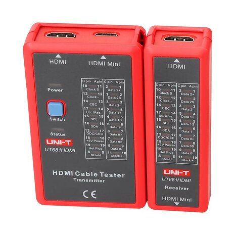 UNI-TREND UT681HDMI HDMI / Mini-HDMI Kabeltester