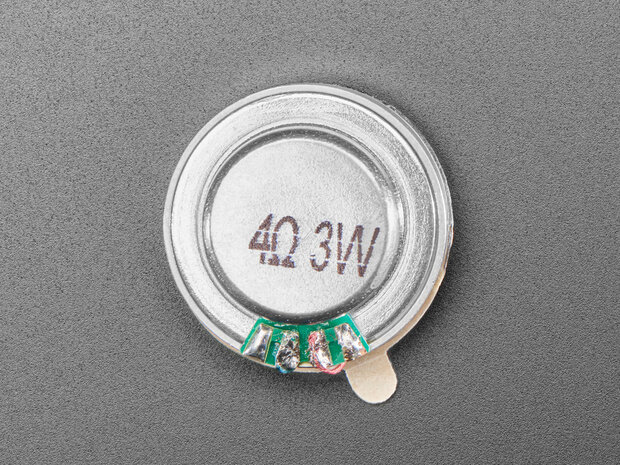 Medium Surface Transducer with Wires - 4 Ohm 3 Watt  Adafruit 1785