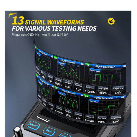 FNIRSI DSO-TC4 3-in-1 Digitale Oscilloscoop, Transistortester en Signaalgenerator