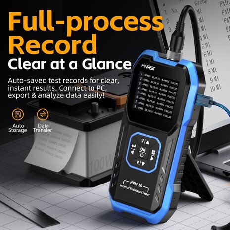 FNIRSI HRM-10 Battery Voltage Internal Resistance Tester