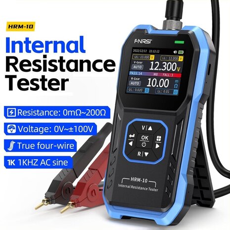 FNIRSI HRM-10 Battery Voltage Internal Resistance Tester