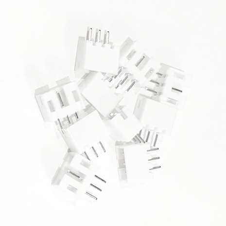 PH2.0 3-polige Male Pinconnector Recht PCB-montage 10 stuks