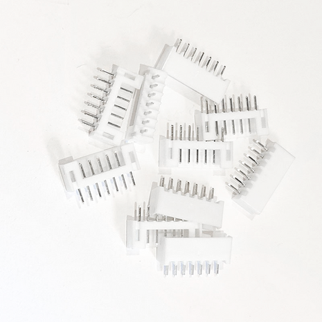 PH2.0 7-polige Male Pinconnector Recht PCB-montage 10 stuks
