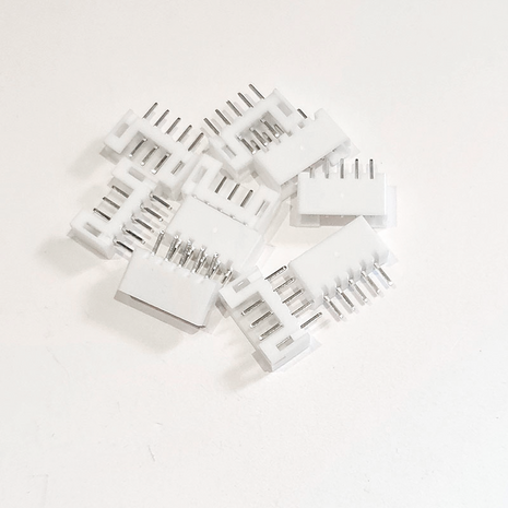 PH2.0 5-polige Male Pinconnector Recht PCB-montage 10 stuks