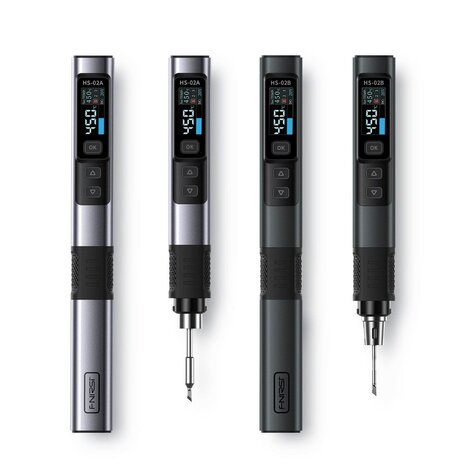 FNIRSI HS-02 Intelligente Soldeerbout met Draagbare Opbergkoffer