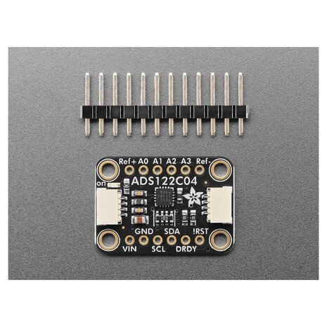 Adafruit-6432 ADS122C04 24-bit ADC met 4 kanalen en 2 kSPS - STEMMA QT / Qwiic