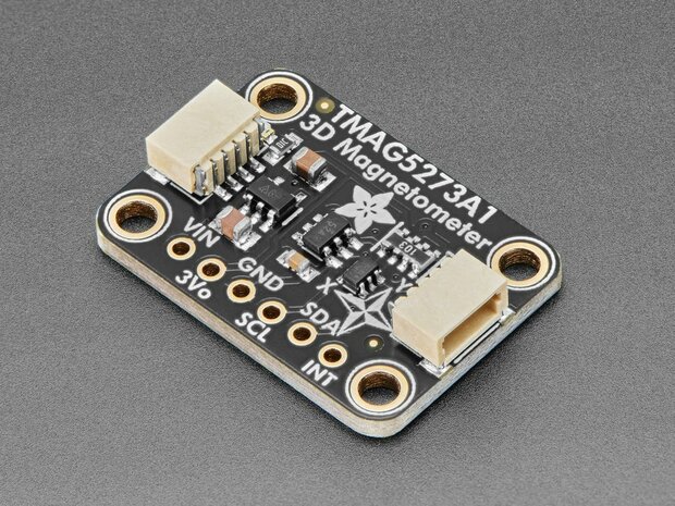 Adafruit-6489  TMAG5273 A1 3D Hall-effect Magnetometer &plusmn;40/&plusmn;80mT &ndash; STEMMA QT / Qwiic