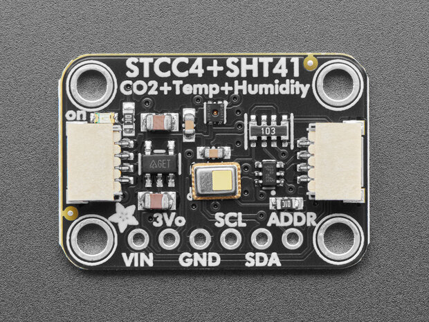 Adafruit-6478  STCC4 + SHT41 CO₂-, Temperatuur- en Luchtvochtigheidssensor &ndash; STEMMA QT / Qwiic