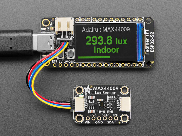 Adafruit-6498 MAX44009 Breedbereik Lux Lichtsensor 188.000 Lux &ndash; STEMMA QT / Qwiic