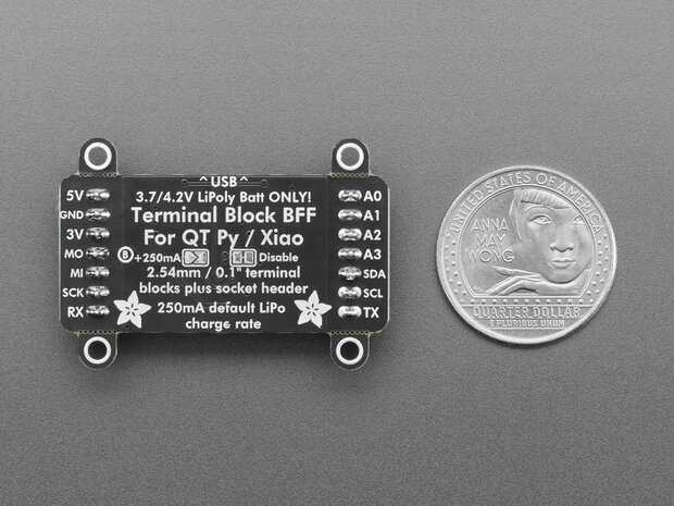 Adafruit Terminal Block BFF Add-On voor QT Py en XIAO &ndash; Adafruit 6495