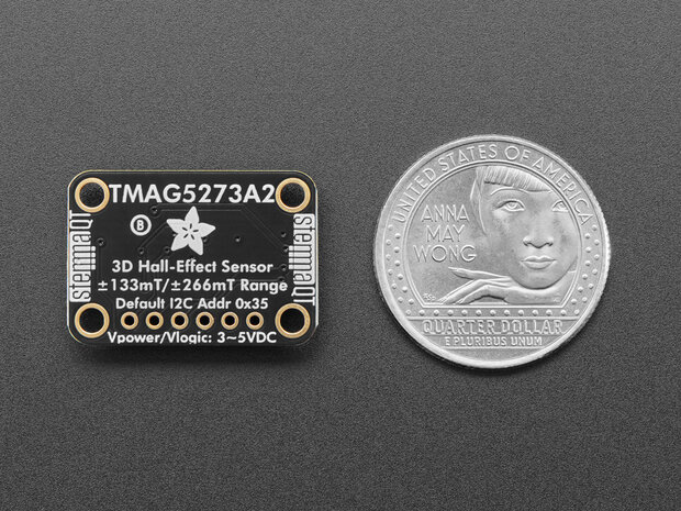 TMAG5273 A2 3D Hall-effect Magnetometer &plusmn;133/&plusmn;266mT &ndash; STEMMA QT / Qwiic &ndash; Adafruit 6490