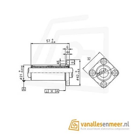 12mm Lager LMK12LUU  Ultimaker 2 3d printer