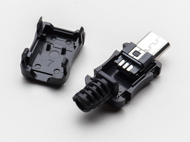 USB DIY Connector Shell - Type Micro-B Plug  Adafruit 1390