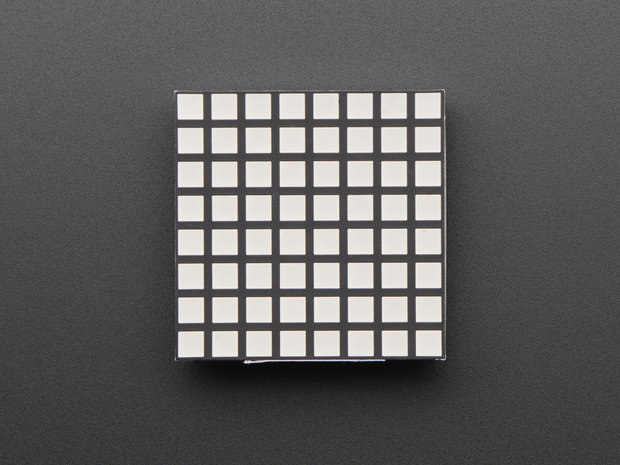 1.2 inch 8x8 Matrix Square Pixel - Amber Adafruit 1818