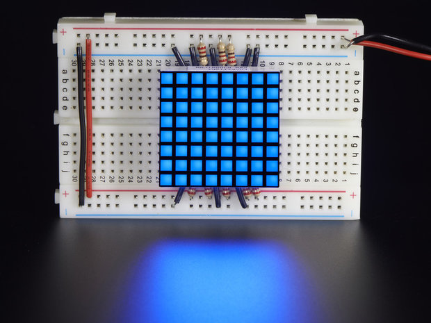 1.2 inch 8x8 Matrix Square Pixel - Blue   Adafruit 1817
