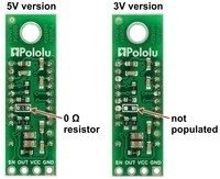 PCB for Sharp GP2Y0A60SZLF Analog Distance Sensor, 3V  Pololu 2477