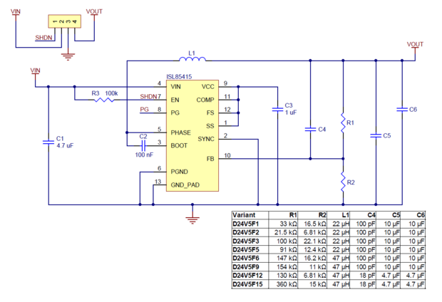15V, 500mA Step-Down Voltage Regulator D24V5F15 Pololu 2847