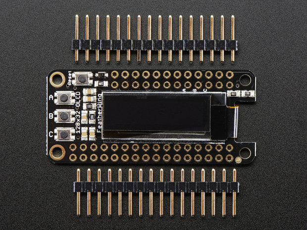 FeatherWing OLED - 128x32 OLED Add-on For All Feather Boards Adafruit 2900