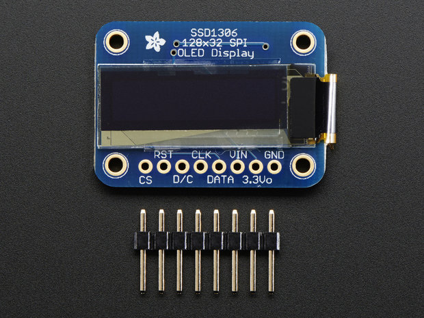 Monochrome 128x32 SPI OLED graphic display Adafruit 661