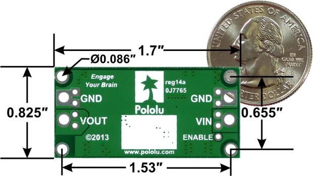 Adjustable 9-30V Step-Up/Step-Down Voltage Regulator S18V20AHV Pololu 2573