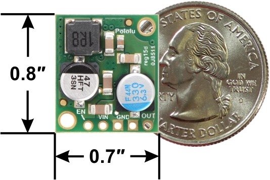 5V, 5A Step-Down Voltage Regulator D24V50F5 Pololu 2851