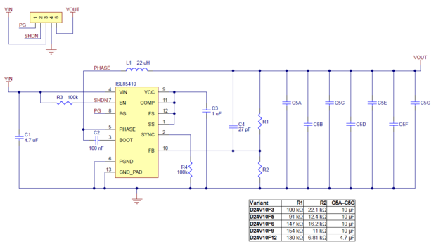 5V, 1A Step-Down Voltage Regulator D24V10F5  Pololu 2831