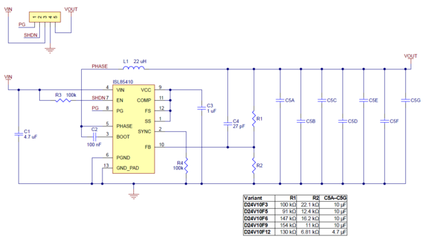 9V, 1A Step-Down Voltage Regulator D24V10F9  Pololu 2833