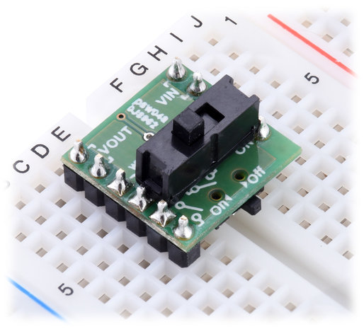 Mini MOSFET Slide Switch with Reverse Voltage Protection, LV  Pololu 2810