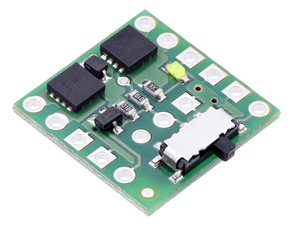 Mini MOSFET Slide Switch with Reverse Voltage Protection, SV  Pololu 2811