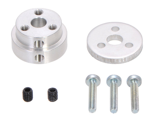 Aluminum Scooter Wheel Adapter for 6mm Shaft  Pololu 2674