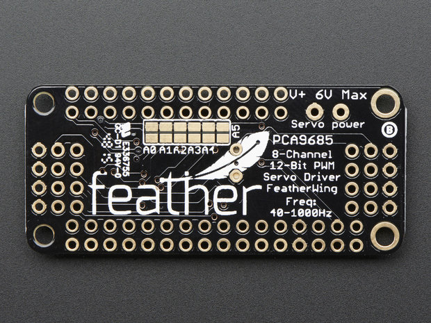 8-Channel PWM or Servo FeatherWing Add-on For All Feather Boards Adafruit 2928