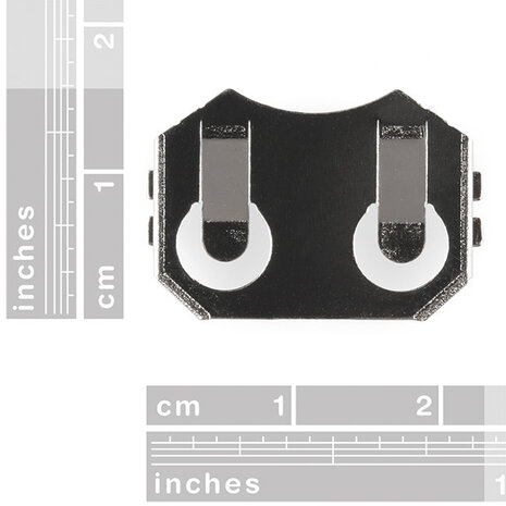 Coin Cell Battery Holder - 20mm (SMD)  Sparkfun 11892