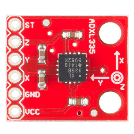 Triple Axis Accelerometer Breakout - ADXL335  Sparkfun 09269