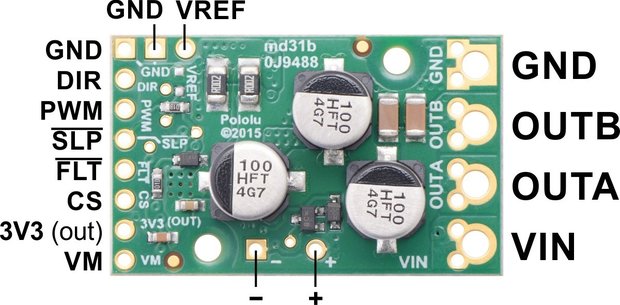 G2 High-Power Motor Driver 18v25  Pololu 2994