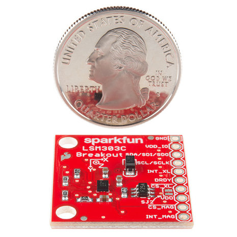 6 Degrees of Freedom Breakout - LSM303Ct Sparkfun 13303