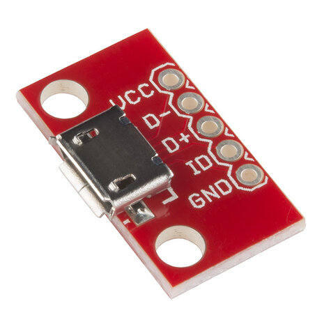 microB USB Breakout  Sparkfun 12035